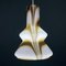 Mid-Century Brown Opaline Murano Glass Pendant Lamp, Italy, 1950s 5