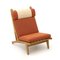 GE-375 Lounge Chair by Hans J. Wegner for Getama, 1960s 5