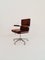 Chaise de Bureau Mid-Century en Cuir 12