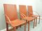 Leather Dining Chairs by Carlo Bartoli for Matteo Grassi, 1980s, Set of 6 5