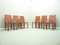 Sillas de comedor de cuero de Carlo Bartoli para Matteo Grassi, años 80. Juego de 6, Imagen 2