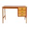 Mid-Century Beech & Maple Desk in Carlo De Carli Style 1