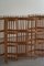 Danish Modern Sculptural Folding Screen / Room Divider in Pine, 1960s, Image 4