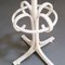 Art Nouveau Bent Beech & White Lacquered Coat Rack in Thonet style 6