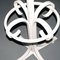 Art Nouveau Bent Beech & White Lacquered Coat Rack in Thonet style 4
