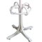 Art Nouveau Bent Beech & White Lacquered Coat Rack in Thonet style 2