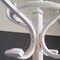 Attaccapanni Art Nouveau in faggio curvato e laccato bianco in stile Thonet, Immagine 5