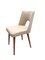 Beige Wool Shell Dining Chairs by Lesniewski, 1960s, Set of 6 9