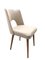 Beige Wool Shell Dining Chairs by Lesniewski, 1960s, Set of 6 5