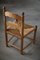 Französische Moderne Brutalistische Stühle im Charles Dudouyt Stil, 1950er, 4er Set 4