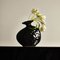 Shiny Black Flat Vase from Project 213a, Image 5