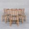 Mid-Century Oak Danish Dining Chairs by Henning Kjærnulf, Set of 6 1