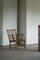 Vintage Danish Armchair in Oak & Seagrass, 1950s, Image 2