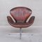 Mid-Century Early Swan Chair by Arne Jacobsen for Fritz Hansen 1