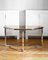 Modular Table in Metal and Brass, 1980s, Set of 2, Image 4