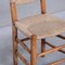 Mid-Century French Rush Model 19 Dining Chairs by Charlotte Perriand, Set of 7 9