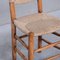 Mid-Century French Rush Model 19 Dining Chairs by Charlotte Perriand, Set of 7, Image 9