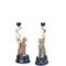 Porzellan Leopard Bronze Kerzenständer von & Klevering 1