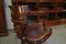 Antique Office Chair in Mahogany, Image 3