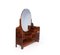 French Art Deco Dressing Table in Walnut, Image 2