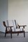 Danish Modern Ge-530 Lounge Chairs in Savak Wool by Hans J. Wegner for Getama, 1960s, Set of 2 16