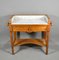 Antique French Louis Philippe Style Washstand in Cherry Wood & Faux Bamboo, Image 1
