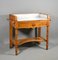 Antique French Louis Philippe Style Washstand in Cherry Wood & Faux Bamboo, Image 2