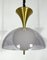 Lámpara de araña italiana vintage de latón, años 60, Imagen 12