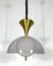 Lámpara de araña italiana vintage de latón, años 60, Imagen 15