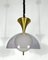 Vintage Italian Brass Chandelier Stilux Milano, 1960s, Image 15