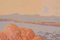 Pinturas de paisaje de verano, siglo XX, Gouache sobre papel. Juego de 2, Imagen 15