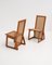 Italienische Esszimmerstühle aus Holz & Schilfrohr, 1970er, 4er Set 10
