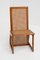 Italian Dining Chairs in Wood & Cane, 1970s, Set of 4 7