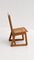 Italienische Esszimmerstühle aus Holz & Schilfrohr, 1970er, 4er Set 9