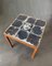 Ceramic & Wood Side Table by Jens Thirslund for Herman a Kähler Ceramic, Denmark, 1960s 2