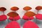 Three-Legged Dining Chairs, 1980s, Set of 6 6