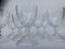 Art Nouveau Crystal Glasses from Baccarat, Set of 8 2