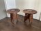 Tables d'Appoint Vintage en Bois Sculpté à la Main, Inde, Set de 2 6