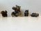 Playing Glazed Stoneware Bear Figurines by Knud Kyhn for Royal Copenhagen, 1950s, Set of 4, Image 1