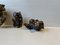 Playing Glazed Stoneware Bear Figurines by Knud Kyhn for Royal Copenhagen, 1950s, Set of 4 6