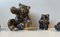 Playing Glazed Stoneware Bear Figurines by Knud Kyhn for Royal Copenhagen, 1950s, Set of 4 3