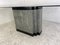 Postmodern Stone & Marble Dining Table with Brass Base and Glass Top, 1980s 9