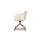 Cream Leather Swivel Chair from Wk Wohnen 9