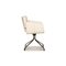 Cream Leather Swivel Chair from Wk Wohnen 7