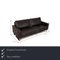 Anthracite Leather Three-Seater Domino Sofa from Frommholz, Image 2