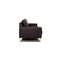 Anthracite Leather Three-Seater Domino Sofa from Frommholz 7