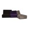 Gray Purple Line Fabric Sofa from Ligne Roset 1