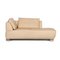 Cream Leather Volare Lounger with Function from Koinor 1