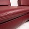 Red Leather Mondo Clair Corner Sofa with Function 4