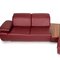 Red Leather Mondo Clair Corner Sofa with Function 11
